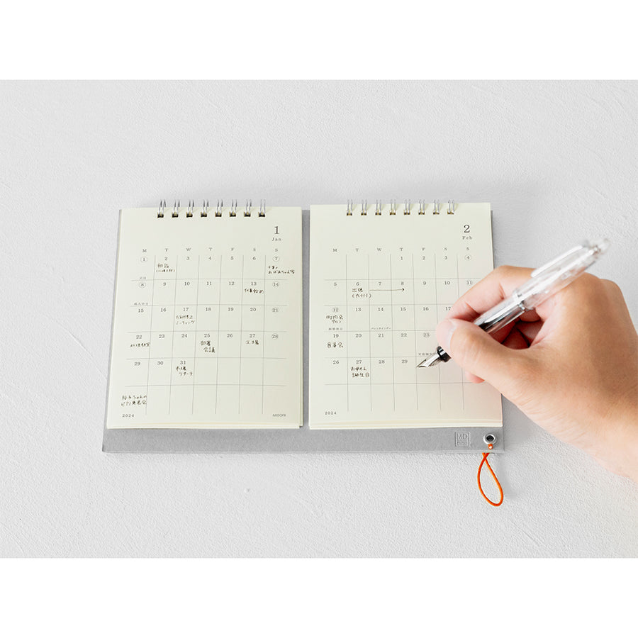 MIDORI - MD Desk Calendar Twin 2024