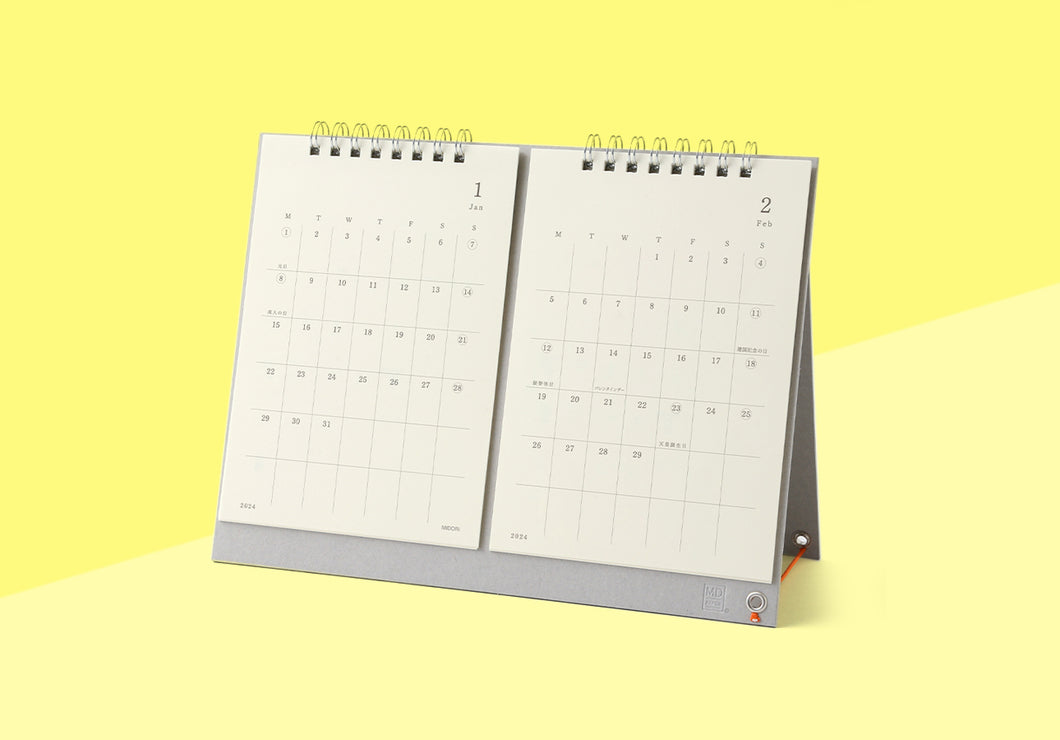 MIDORI - MD Desk Calendar Twin 2024