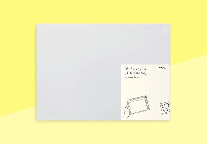 MIDORI - MD Notizbuch PVC Hülle - A4 Horizontal