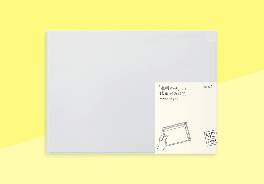 MIDORI - MD Notizbuch PVC Hülle - A4 Horizontal