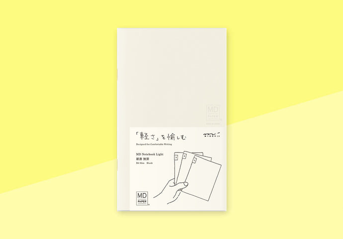 MIDORI - MD Notebook Light (3er-Pack) - B6 slim blank