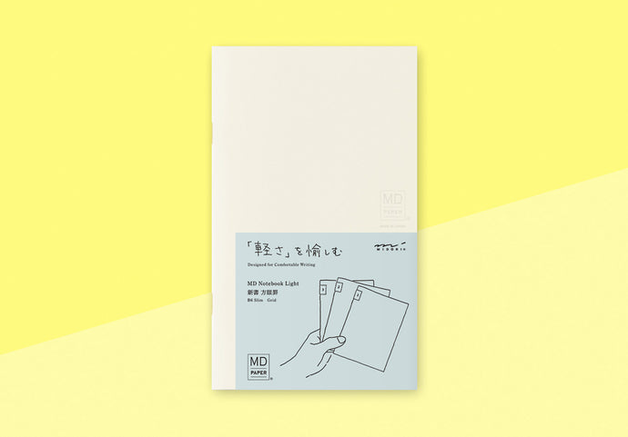 MIDORI - MD Notebook Light (3er-Pack) - B6 slim grid