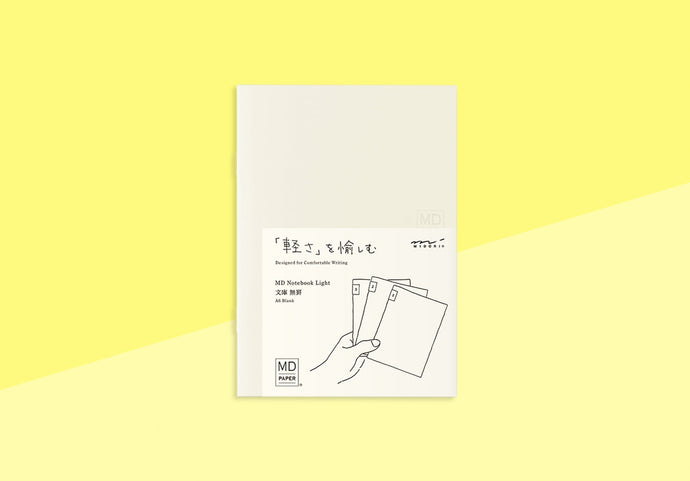 MIDORI - MD Notebook Light (3er Pack) - A6 blanco