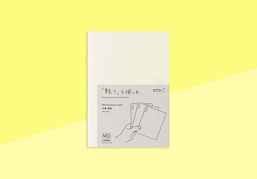 MIDORI - MD Notebook Light (3er-Pack) - A6 liniert
