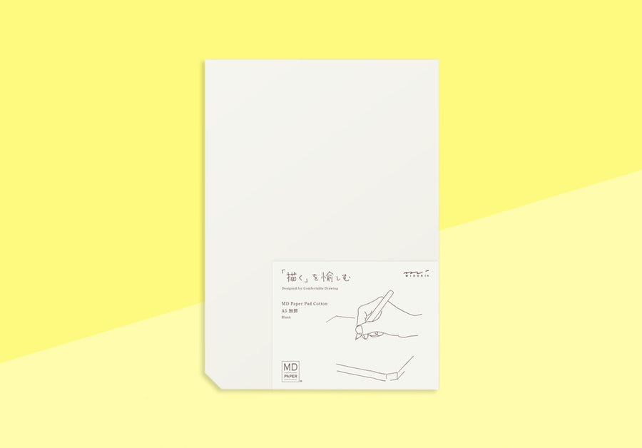 MIDORI - MD Paper Pad - A5 Cotton Blank