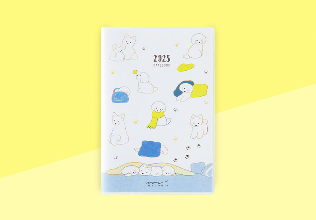 MIDORI - Pocket Diary 2025 - B6 Dog