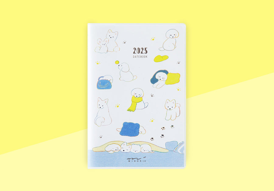 MIDORI - Pocket Diary 2025 - B6 Dog