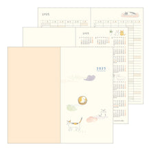 Load image into Gallery viewer, MIDORI - Pocket Diary 2025 - B6 Slim Cat