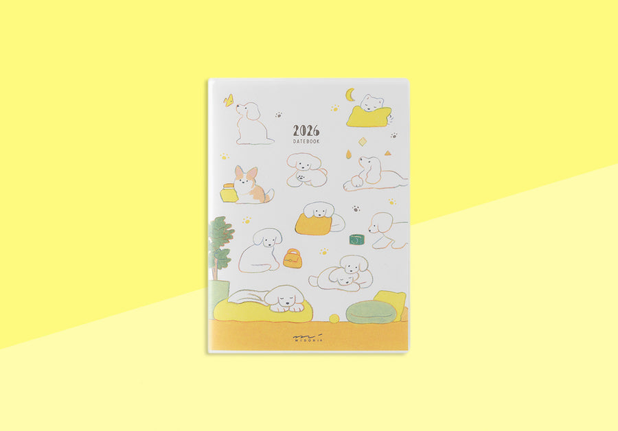 MIDORI - Taschenkalender 2026 - A6 Hund