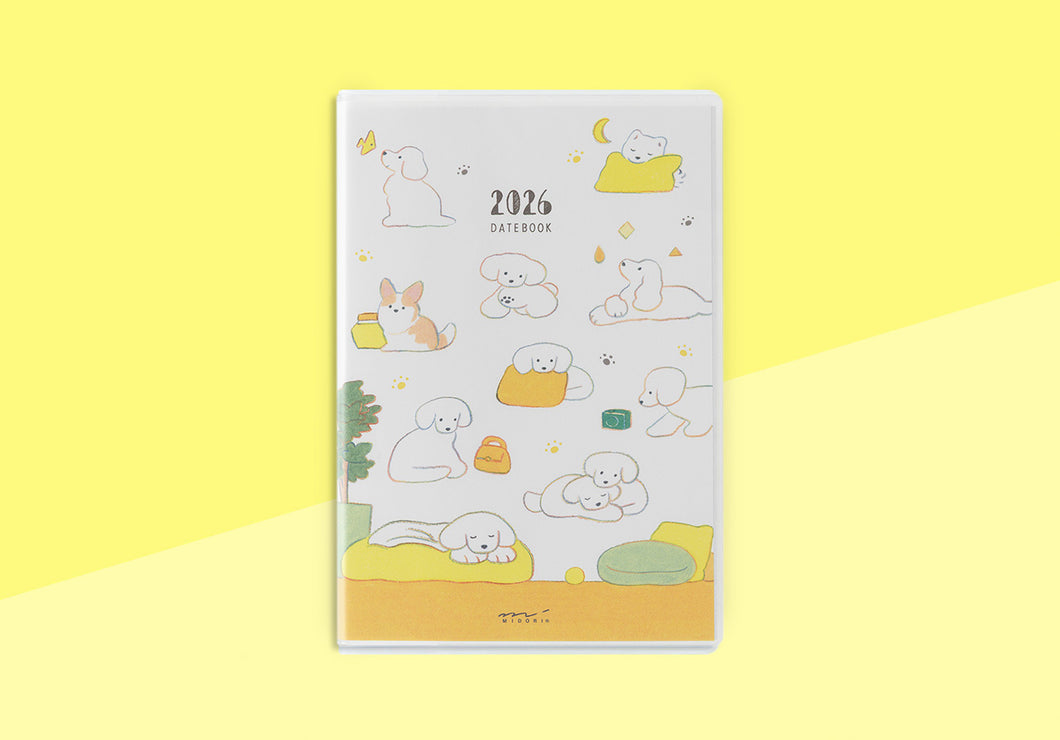 MIDORI - Pocket Diary 2026 - B6 Dog