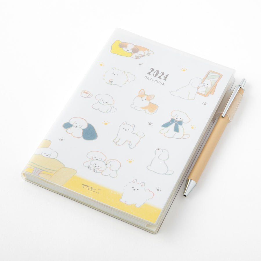 MIDORI - Pocket Diary B6 - Dog 2024