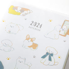 Laden Sie das Bild in den Galerie-Viewer, MIDORI - Taschenkalender B6 - Dog 2024