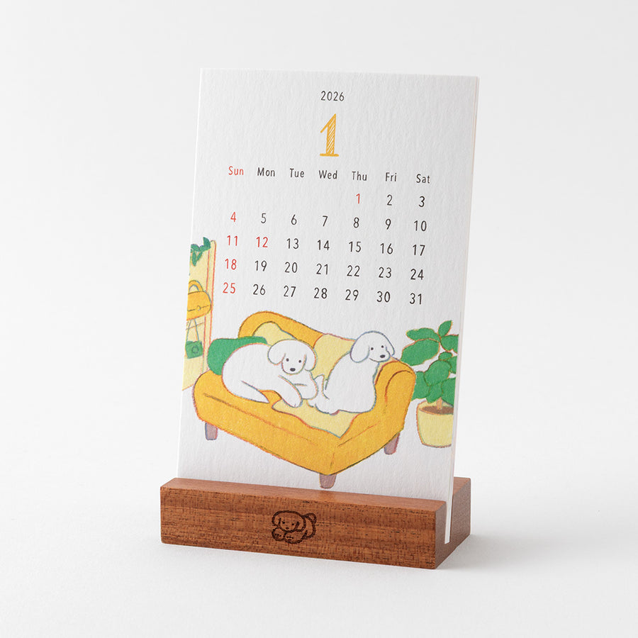 MIDORI - Standkalender 2026 - Hund 