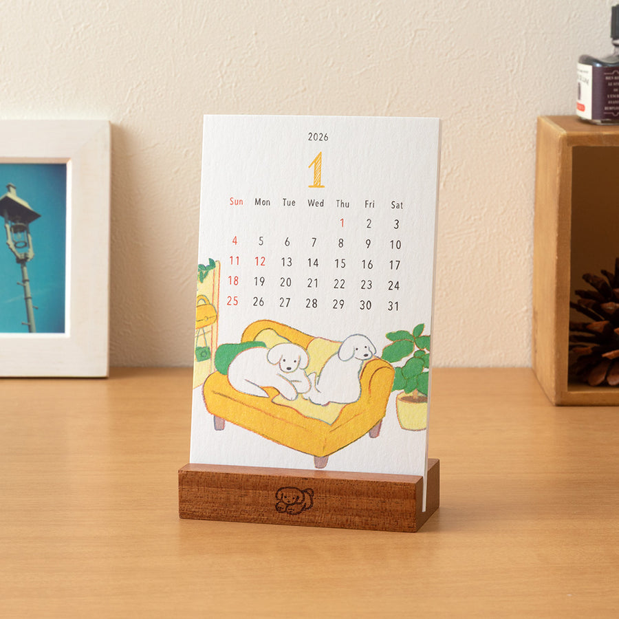 MIDORI - Standkalender 2026 - Hund 