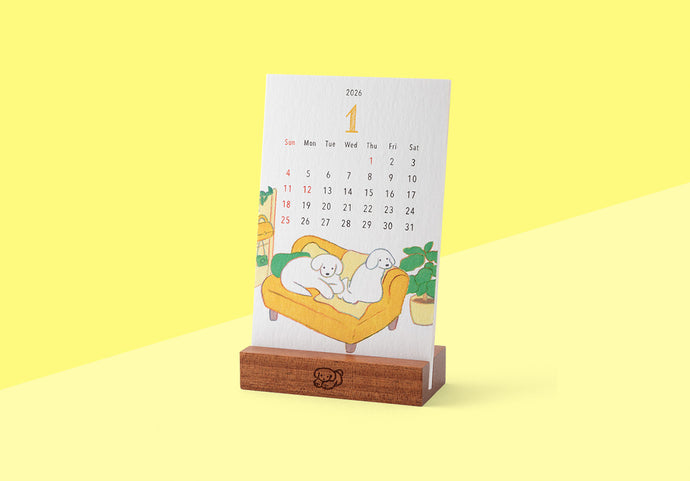 MIDORI - Standkalender 2026 - Hund 