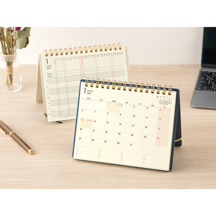 MIDORI - Stand Diary 2025 - B6 Variant - Beige