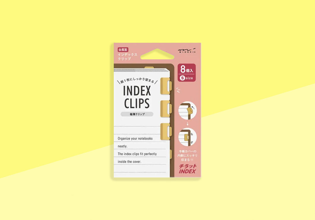 MIDORI - Index Clip Chiratto - Brass
