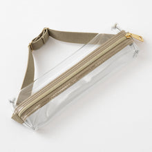 Load image into Gallery viewer, MIDORI - Book Band Pen Case - B6/A5 - Clear/Beige