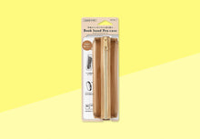 Load image into Gallery viewer, MIDORI - Book Band Pen Case - B6/A5 - Clear/Brown
