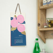 Load image into Gallery viewer, MIDORI - Echizen Washi Wall Calendar S 2027 - Flower