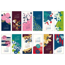 Load image into Gallery viewer, MIDORI - Echizen Washi Wall Calendar S 2027 - Flower