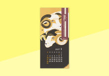 Load image into Gallery viewer, MIDORI - Echizen Washi Wall Calendar S 2027 - Seasonal Tradition