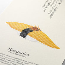 Load image into Gallery viewer, MIDORI - Echizen Washi Wall Calendar 2027 - Sushi