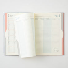 Load image into Gallery viewer, MIDORI - Double Schedule To Do 2025 - B6 Orange