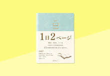 Load image into Gallery viewer, MIDORI - Diary Hibino 2027 - A6 - Blue Green