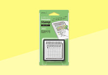 Load image into Gallery viewer, MIDORI - Paintable Stamp Pre-Inked - Calendar