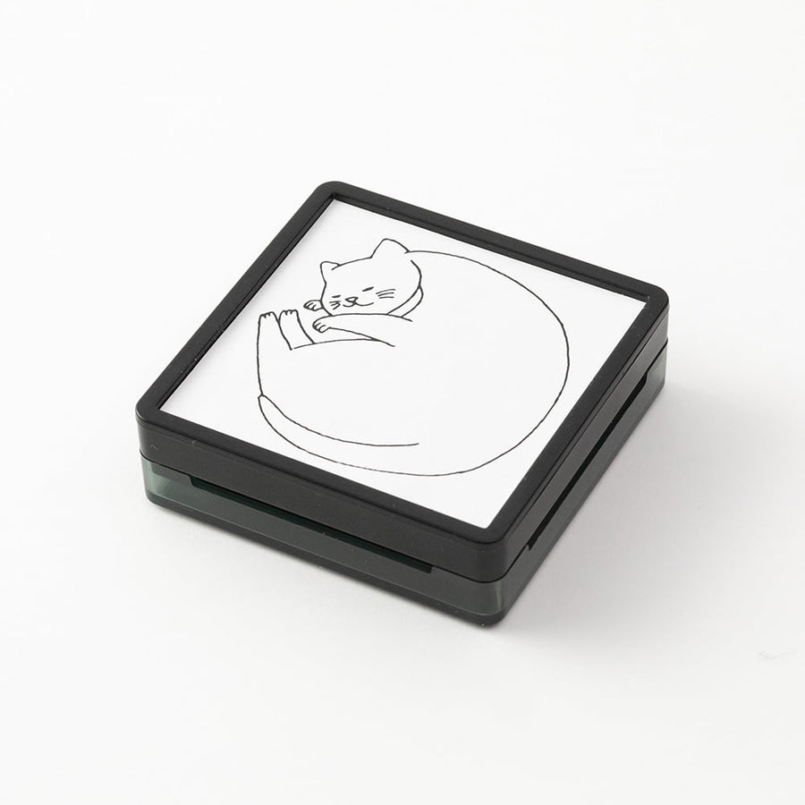 MIDORI - Paintable Stamp Pre-Inked - Cat