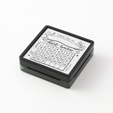 Load image into Gallery viewer, MIDORI - Paintable Stamp Pre-Inked - Habit Tracker