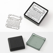 Load image into Gallery viewer, MIDORI - Paintable Stamp Pre-Inked - Habit Tracker