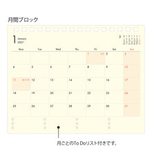 Load image into Gallery viewer, MIDORI - Stand Diary 2027 - B6 Variant - Beige