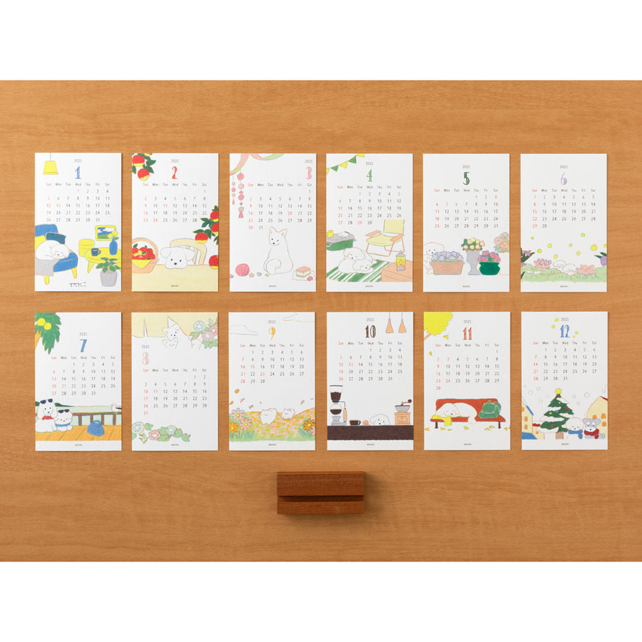 MIDORI - Standkalender 2025 - Hund 