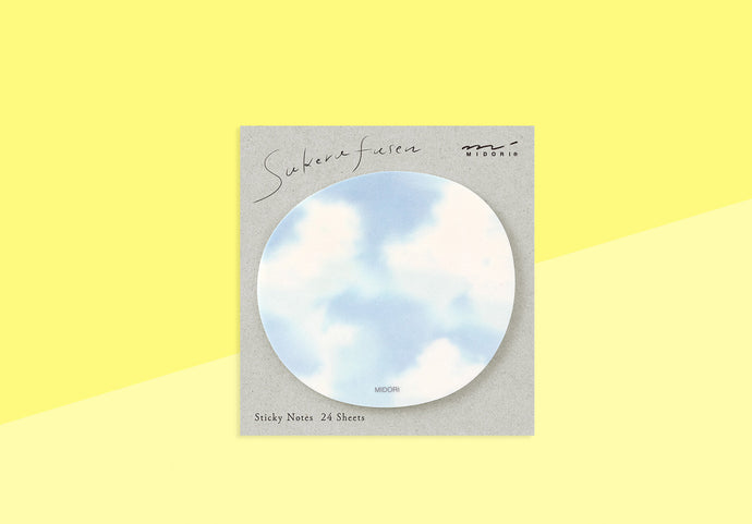 MIDORI - Sticky Notes - Transparent Sky - Light Blue