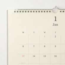 Load image into Gallery viewer, MIDORI - MD Wall Calendar 2025 with pencil