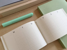 Load image into Gallery viewer, MISHMASH - Undated Planner - A6 Solid Blue