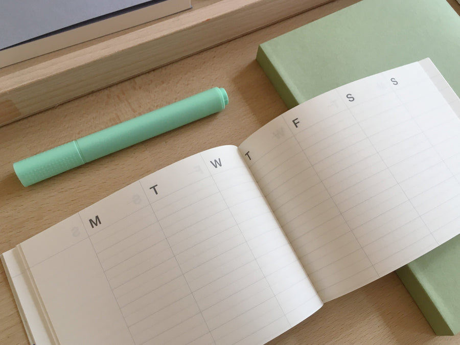 MISHMASH - Undated Planner - A6 Solid Blue