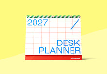 Load image into Gallery viewer, MISHMASH - 2027 Monthly Desk Planner - Red