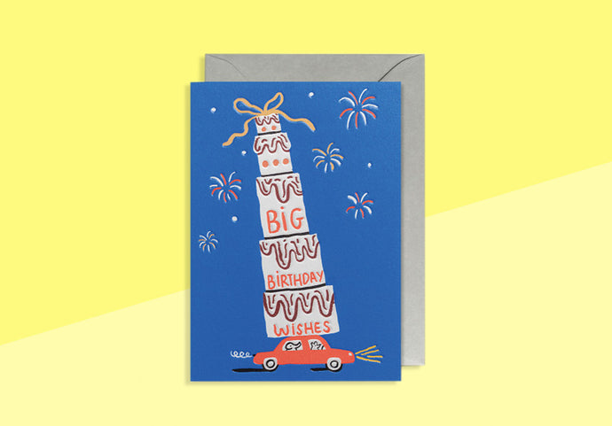 MARIE ASSÉNAT - Greeting card - Big Birthday Wishes