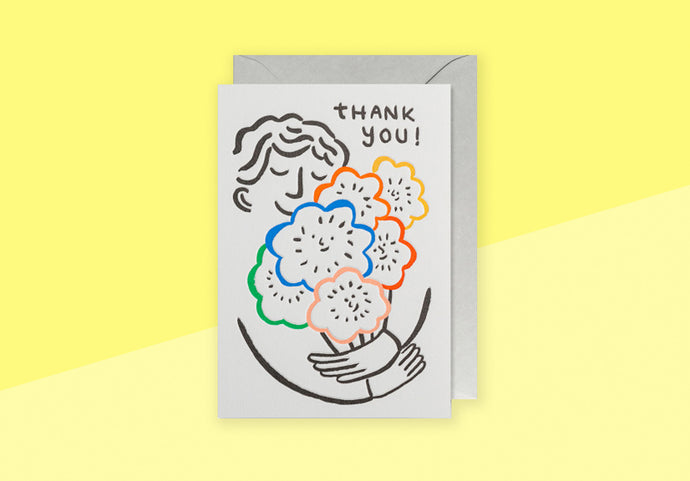 MARIE ASSÉNAT - Greeting card - Thank You Flowers