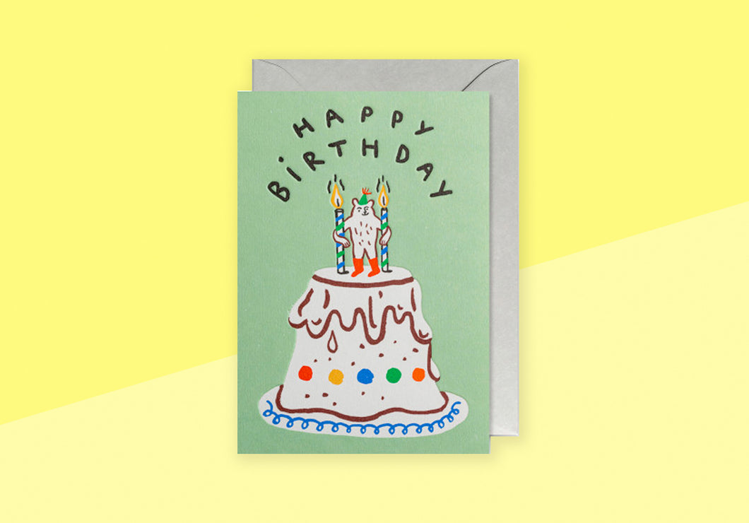 MARIE ASSÉNAT - Grußkarte - Big Birthday Cake