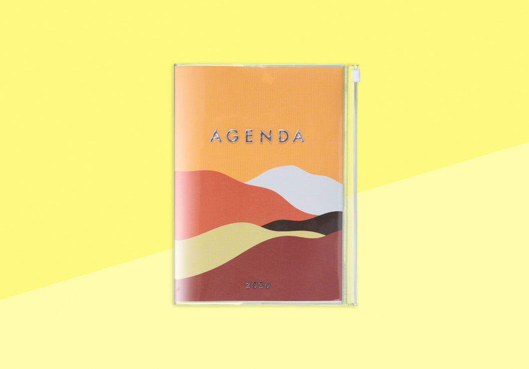 MARK'S - A5 Kalender 2025/2026 - Berg - Orange