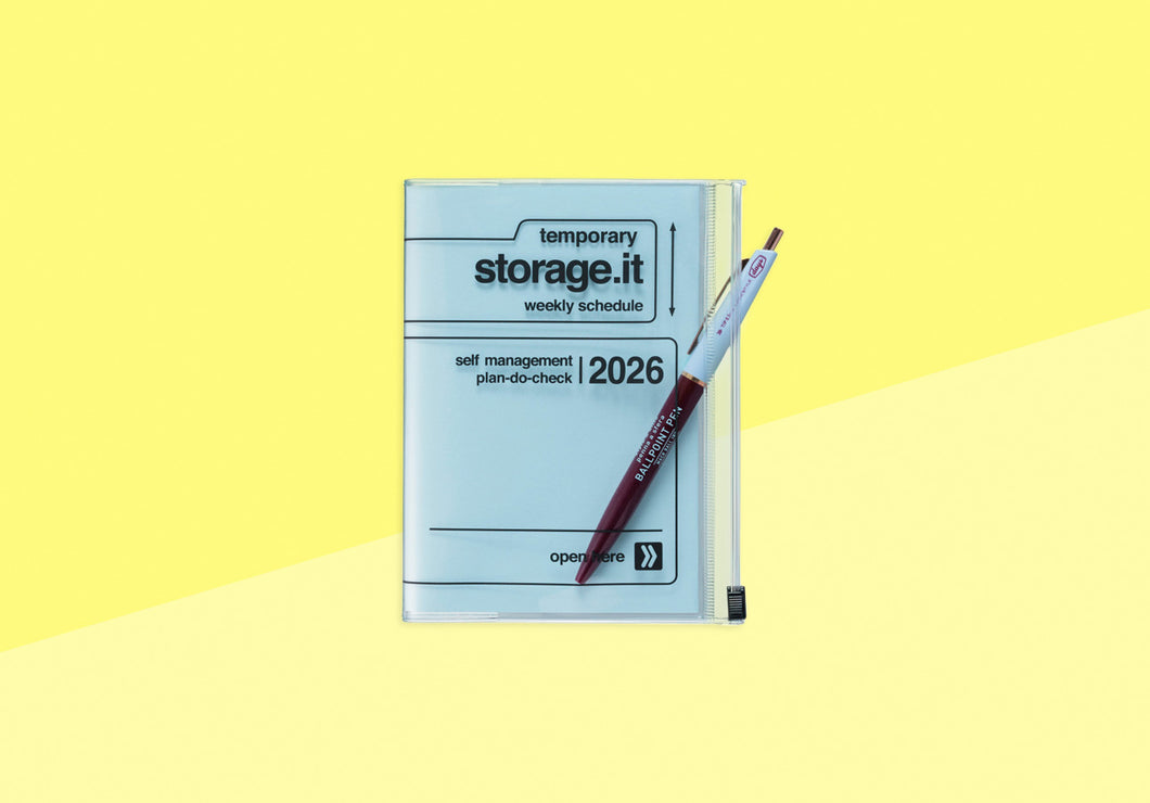 MARK'S - A6-Kalender 2025/2026 - Storage.it - Blau