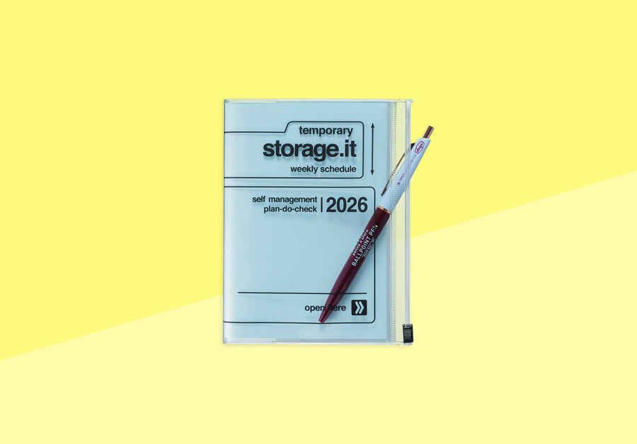 MARK'S - A6-Kalender 2025/2026 - Storage.it - Blau