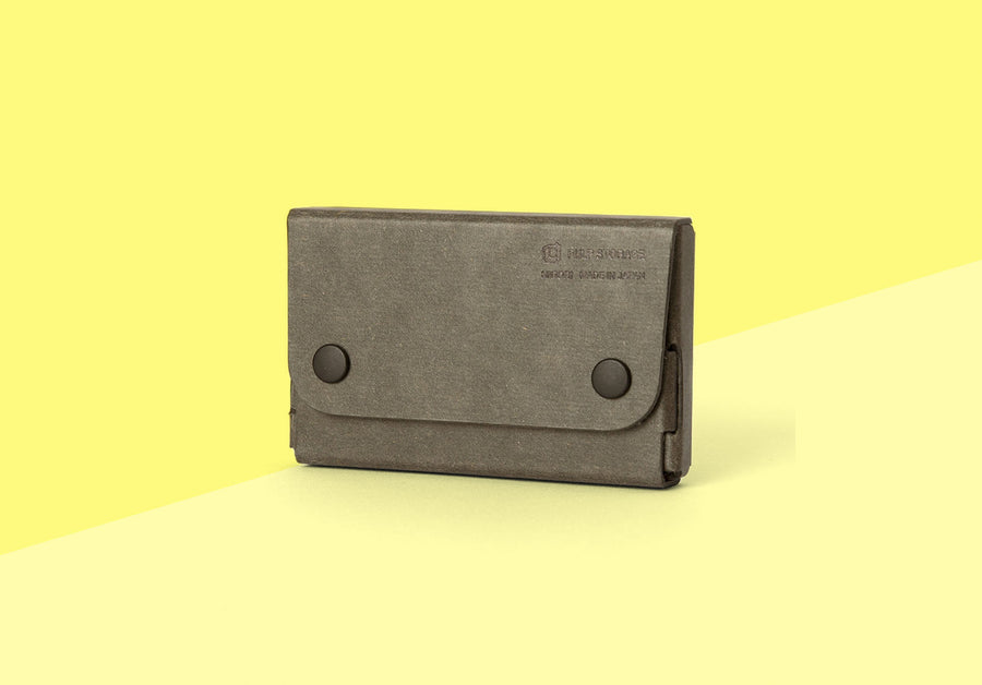 MIDORI - Pulp Card Case - Pasco Black