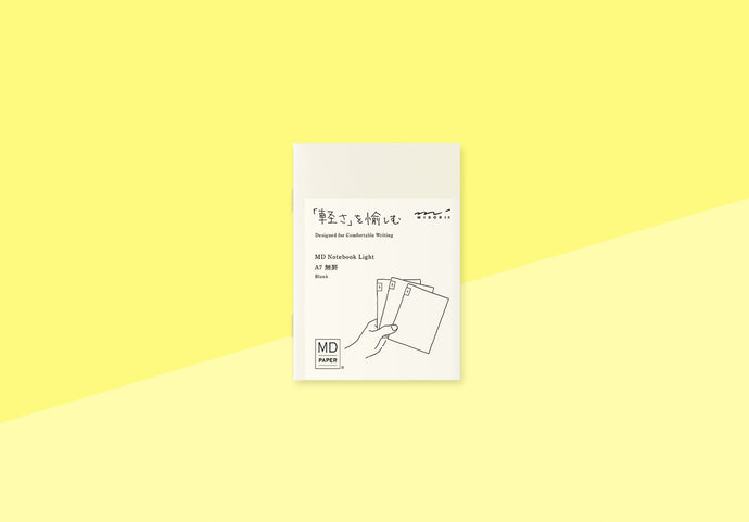 MIDORI - MD Notizbuch-Leicht (3er Pack) - A7 blanco