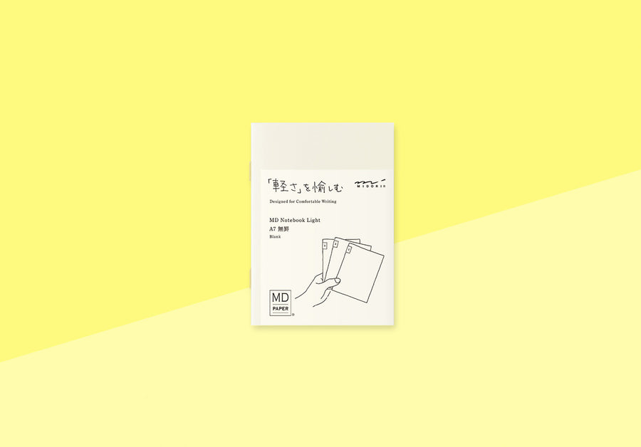 MIDORI - MD Notizbuch-Leicht (3er Pack) - A7 blanco