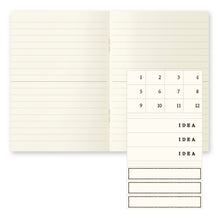 Laden Sie das Bild in den Galerie-Viewer, MIDORI - MD Notizbuch-Leicht (3er Pack) - A7 liniert